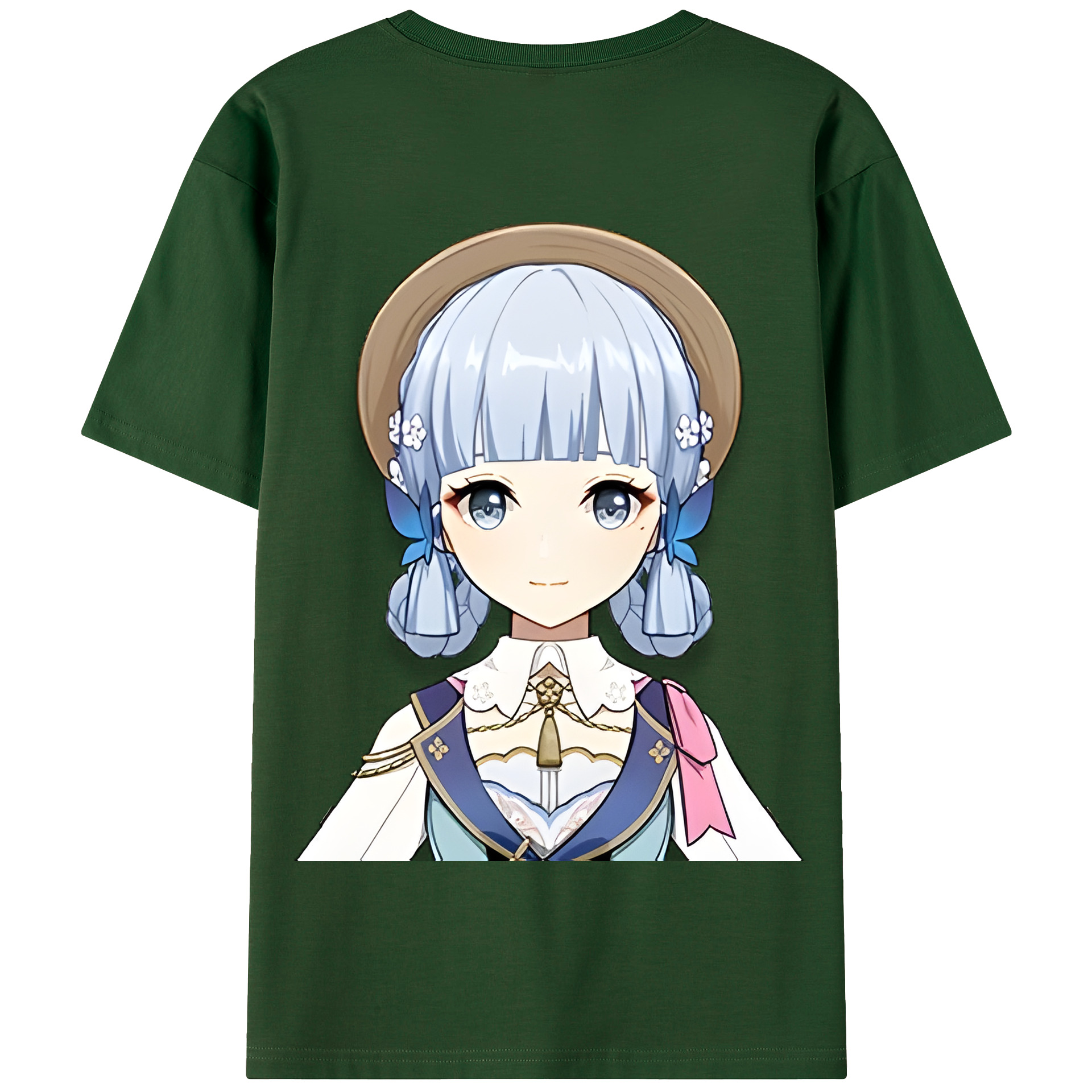 げんし神 神里綾華 神宮寺レン genshin Kamimiya Ren 綿100％半袖Tシャツ（背面プリント）